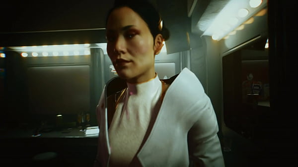 Hanako Arasaka Cyberpunk 2077 Animation | Hammer Club Backstage Scene | Lizzie's Braindance Mod Edit