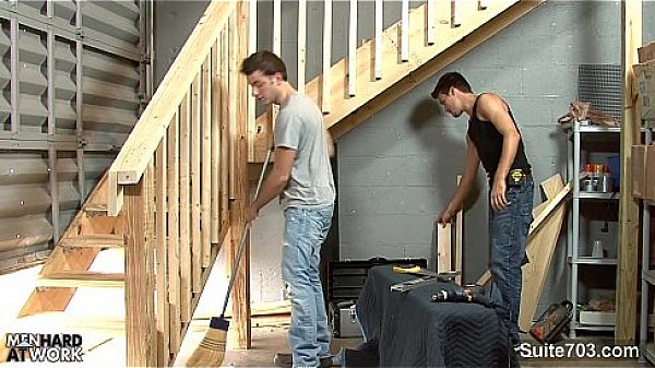 Horny gays licking butts on stairs 