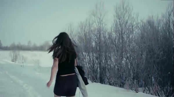 Alisa Shitikova Naked Snow Run  in Me Too