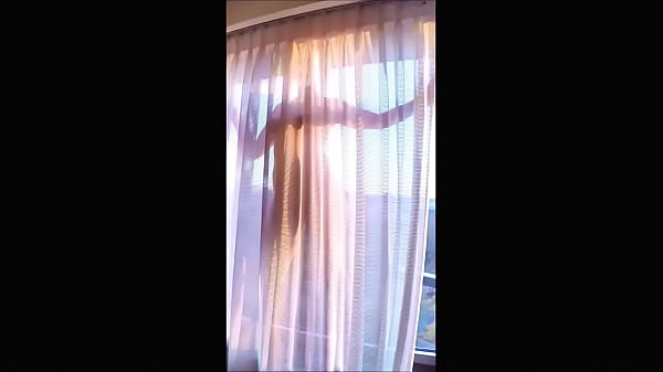 Summer naked on the floor and in the window wearing a mask.&nbsp; HD!