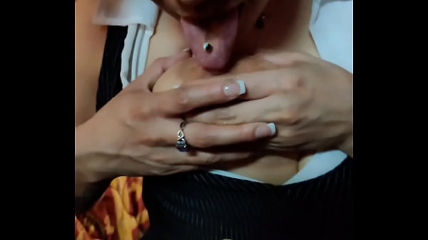 sucking on my breast