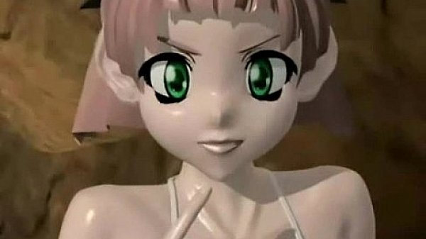 Sexy 3d hentai with nice tits hot fight with monster