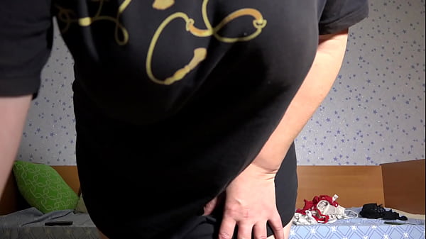 A mature BBW changes different panties and shakes her big booty natural boobs fat belly and hairy vagina in a private sex chat 