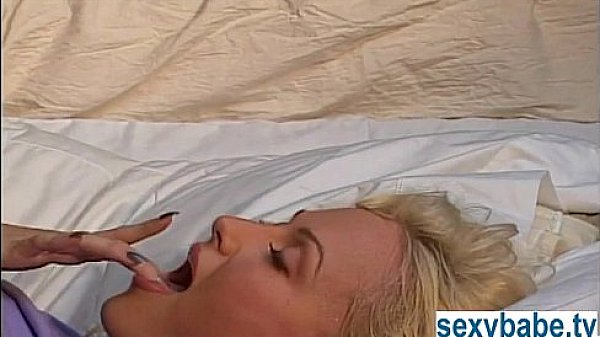 Stacy Valentine rubbing her wet pussy