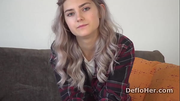 Adorable teen Tieny Mieny with nice breasts is ready to lose virginity