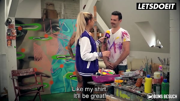 Naughty MILF Wild Vicky Fucked Doggy By Big Dick Fan At His Workshop - LETSDOEIT 