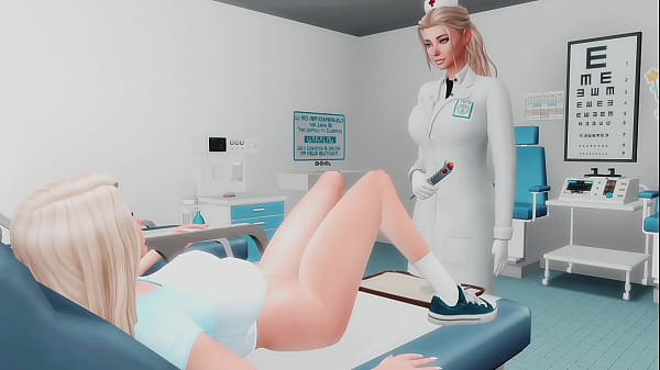 futanari nurse arranged hard anal sex and facefuck for his bosss wife sims me hentai futanari