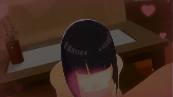 Hinata Blowjob Animation - Hinata giving head like a good girl