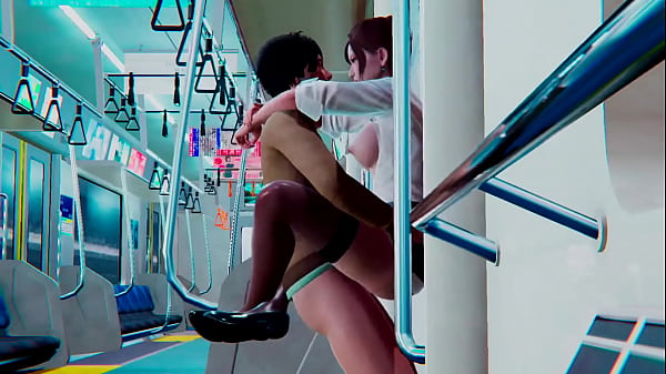 Hentai l 3D sex with office lady l Big boobs l Big Dick