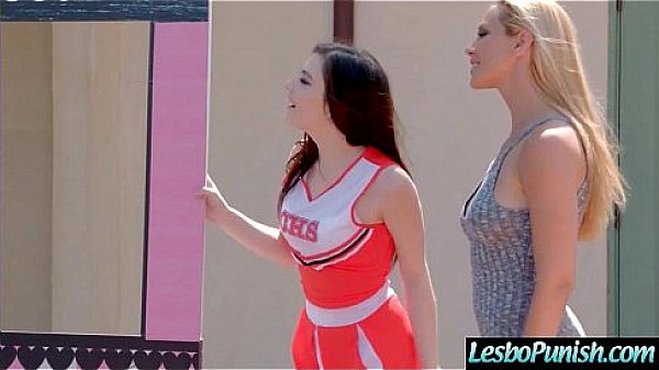 (Sandy Fantasy & Jenna Reid) Lez Girls In hard Punish Sex Tape Using Sex Toys clip-27