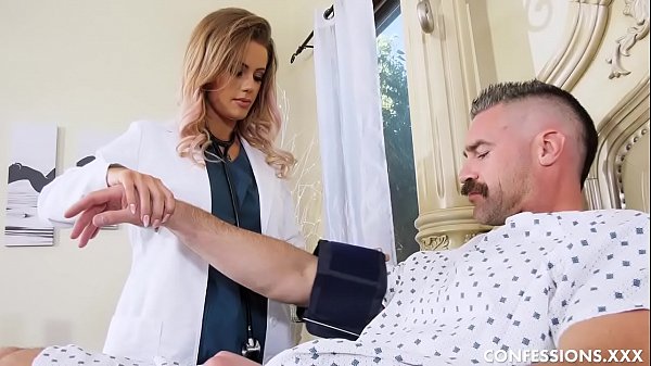 Luna is a pervy nurse who cannot stop thinking about her muscular patient! One day she came to visit him in sexy lingerie and teased him until making him indulge in an adventure with an alluring nurse! 