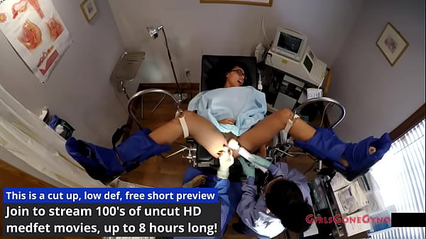 Mia Sanchez's College Freshman Exam Caught On Hidden Cameras @ GirlsGoneGyno Tampa Univ Entrance Phyiscal  