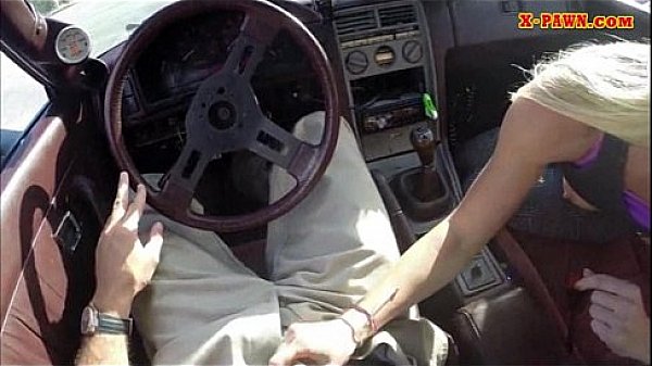 Small tits blonde bimbo sells herself for a fuck on tape