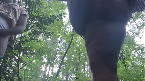 Doing a split on the dick