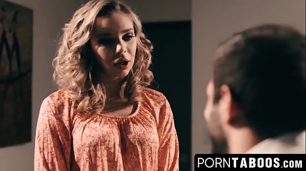 Adorable office slut hooks up with her coworker, and she swallows his whole dick before banging him.  