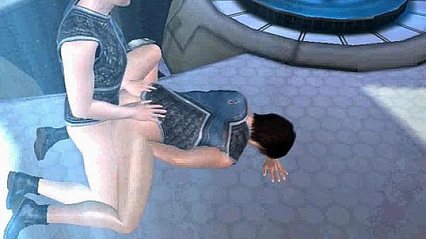 Hot 3D blonde and brunette hunks are sucking 