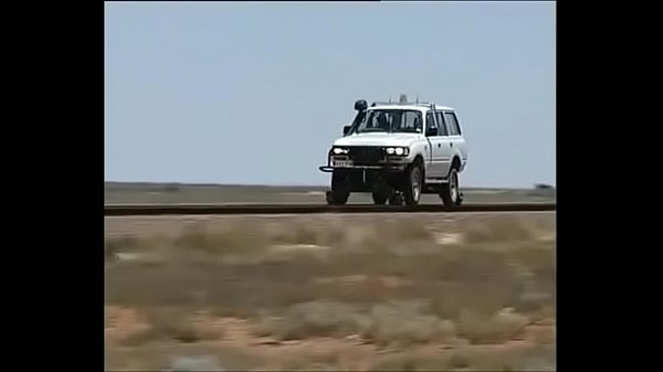 Rding the rails in style   Nullarbor  Australia