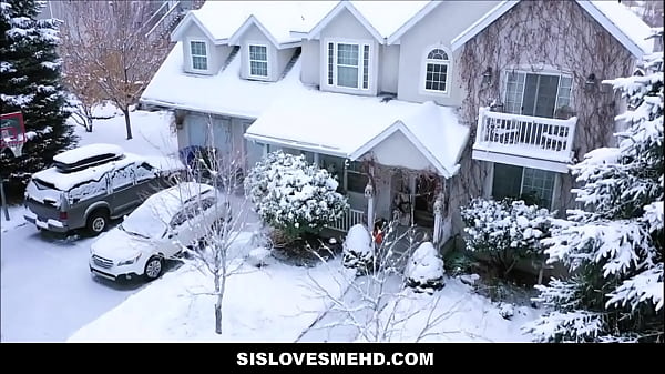 SisLovesMeHD - Perfect Skinny Teen Body Stepsister Family Sex With Big Dick Stepbrother While Cuddling Together POV 