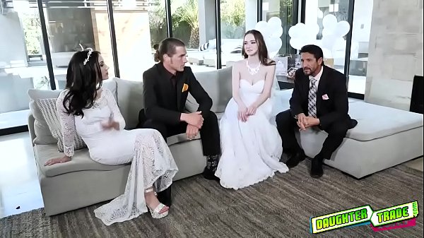 The virgin babes need to know what it feels like to have a thick cock inside their cunts before they walk down the aisle