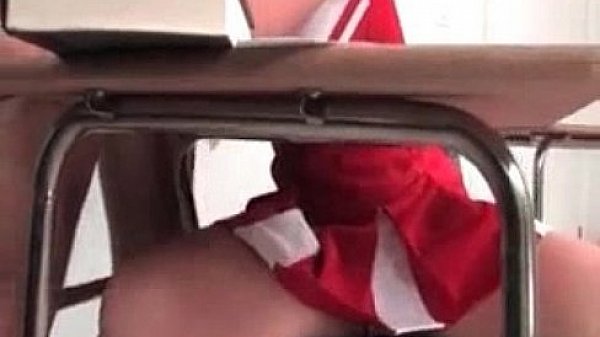 brunette cheerleader gets a special lesson from her professor - Teen 01 01