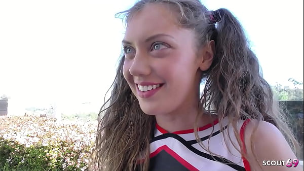 Petite Cheerleader Teen Elena Koshka tricked her older Coach to Fuck when home alone