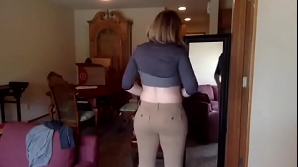 trying clothes milf