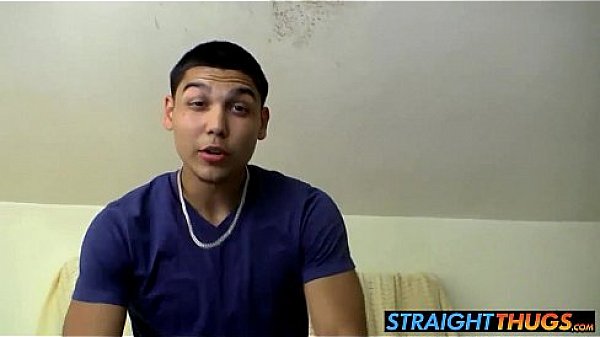 Straight latin thug Rico Stone is full of attitude and cum