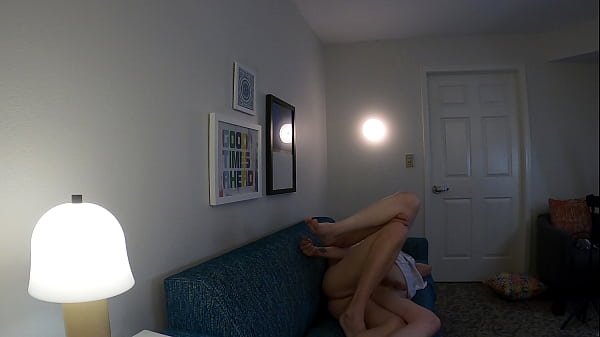 Fucking Petite Trans Woman on Couch 