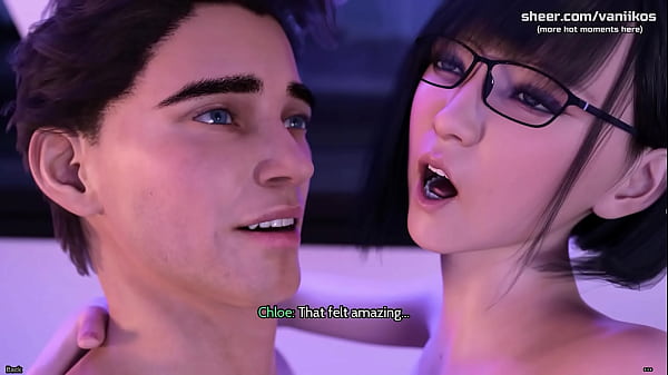 FreshWomen | Petite Nerdy Asian Teen Rides A Big Dick And Gets Her Little Pussy Creampied | 3D Animated Porn Game | Part #12  