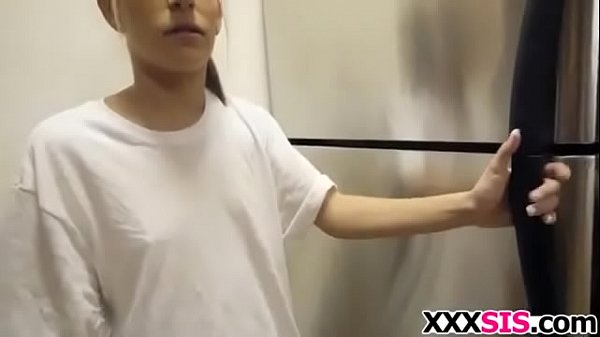 Teen amateur gets cumshot after riding stepbrothers dick  