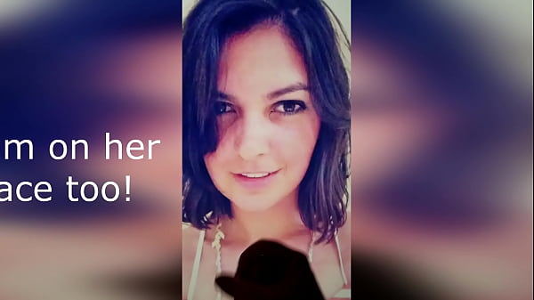 Lovely Brunette Spermed On 