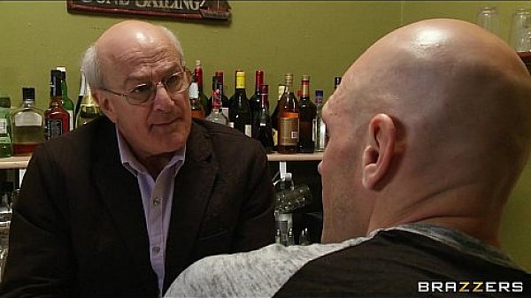 Busty blonde wife helps her man celebrate steak & a blowjob day