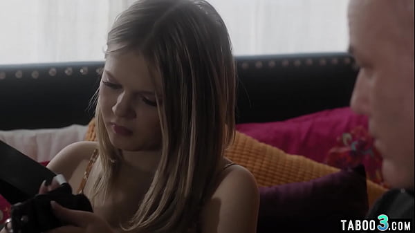 Cock hungry teen stepdaughter begging for a taboo fuck