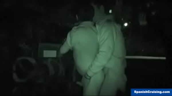 Cogiendo a pelo en un parque