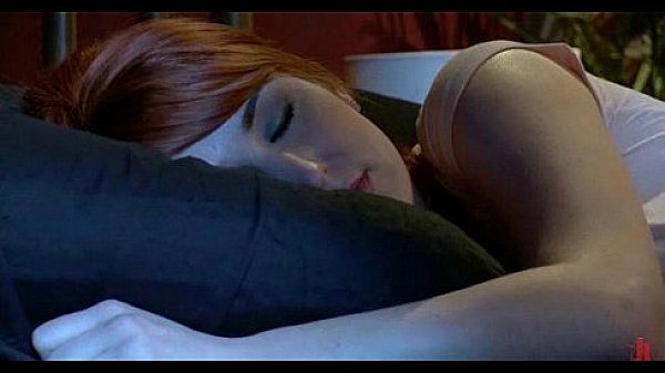 Fire hair babe fucked hard in her sweet mouth then banged in threesome