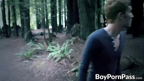 Vampire hunting in the woods for a new delicious victim