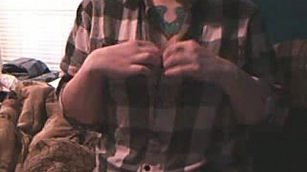 Hot Tattooed Curvy Girl Fingers Pussy and Ass