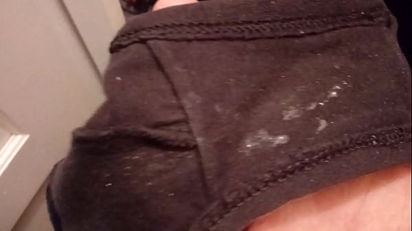 Sniffing panties wet pussy