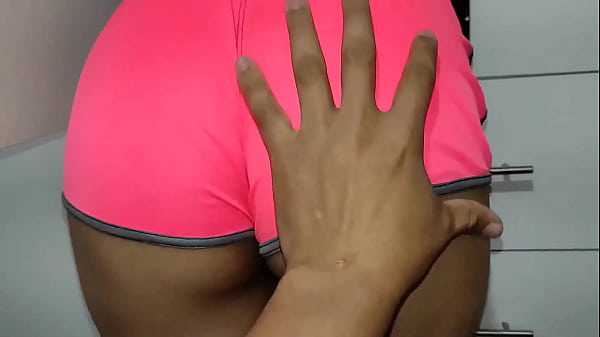 Stepsister Likes to Wear Short Tight Shorts and Get Fucked in the Ass  