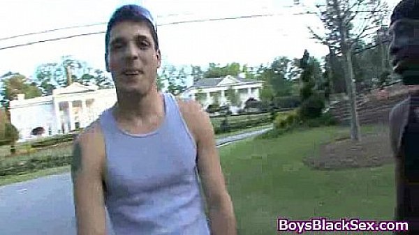 BlacksOnBoys - Nasty sexy boys fuck young white sexy gay guys 19