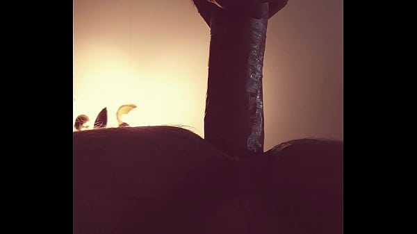 Anal dildo huge deep fuck  