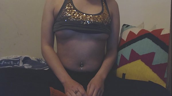 Hurting my nipples and showing my pussy