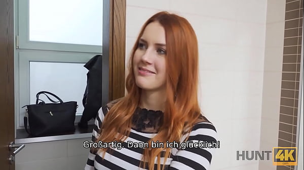 HUNT4K. Ingwer mit rundem Arsch von Fremdem vor Cuckold BF gebohrt 
