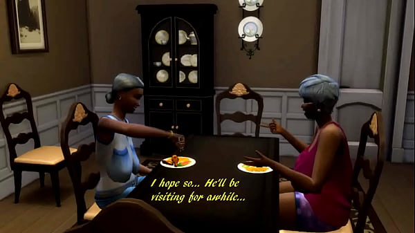 SIMS 4: Ruby helps her friend Ada  