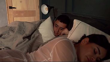 Stepsiblings Share Bed After Hotel Mistake - What a Big Cock - Issane & Leandro Grey  