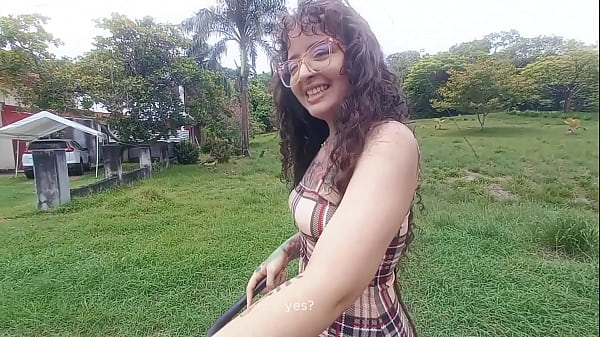 Ice cream for blowjob with a cute girl  