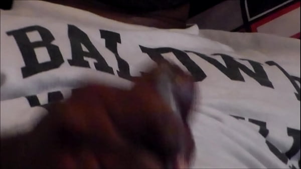 Fat black cock cumming (slow mo)