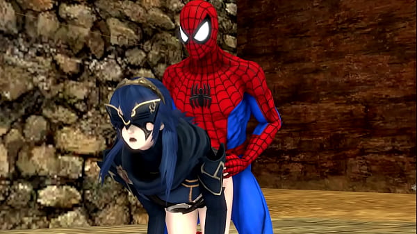 Lucina x Spider-man love sex sfm time princess x superhero  