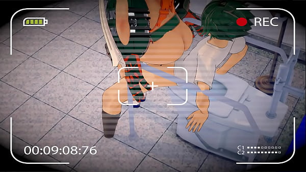 Boku No Hero Yaoi - Deku & Bakugou hard sex in bathhouse