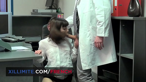 The gynecologist fucks her secretary